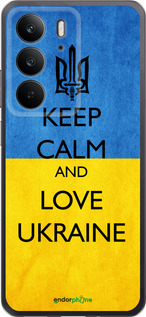 Силіконовий чехол Keep calm and love Ukraine v2  для Realme C75 4G - 1114u-3878 изображение 