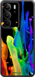 Силиконовый чехол брызги краски для Realme C75 4G - 3957u-3878 изображение 