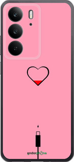 Силиконовый чехол Подзарядка сердца1 для Realme C75 4G - 4275u-3878 изображение 