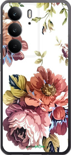 Силиконовый чехол Vintage flowers для Realme C75 4G - 4333u-3878 изображение 