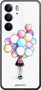 Силиконовый чехол Шарики для Realme C75 4G - 4387u-3878 изображение 