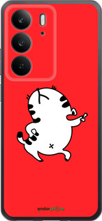 Силиконовый чехол Котик для Realme C75 4G - 4577u-3878 изображение 