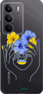 Силиконовый чехол Девушка v4 для Realme C75 4G - 5276u-3878 изображение 