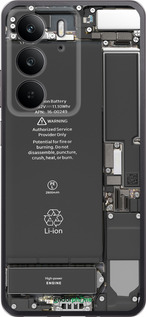 Силіконовий чехол Деталі смартфона для Realme C75 4G - 5487u-3878 изображение 