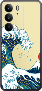 Силиконовый чехол Японские волны для Realme C75 4G - 5533u-3878 изображение 