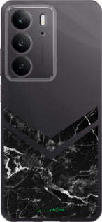 Силиконовый чехол Мраморный шеврон для Realme C75 4G - 5570u-3878 изображение 