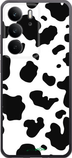 Силиконовый чехол Шкура коровы для Realme C75 4G - 5576u-3878 изображение 