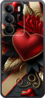 Силіконовий чехол Сердечки v2 для Realme C75 4G - 5832u-3878 изображение 