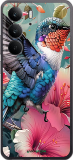Силиконовый чехол Сказочная колибри для Realme C75 4G - 6051u-3878 изображение 