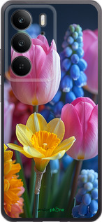 Силиконовый чехол Весенние цветы для Realme C75 4G - 6058u-3878 изображение 
