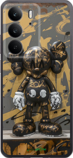 Силиконовый чехол Bronze kaws для Realme C75 4G - 6097u-3878 изображение 
