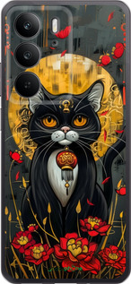 Силиконовый чехол China Cat для Realme C75 4G - 6134u-3878 изображение 