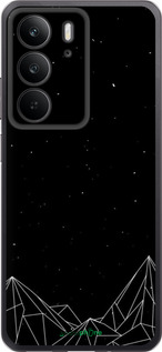 Силіконовий чехол Чорно білі абстрактні гори для Realme C75 4G - 6437u-3878 изображение 