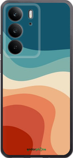 Силіконовий чехол У стилі ретро з хвилями для Realme C75 4G - 6531u-3878 изображение 