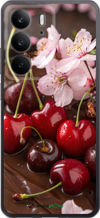 Силіконовий чехол Вишня у шоколаді для Realme C75 4G - 6698u-3878 изображение 