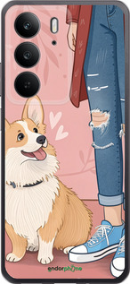 Силиконовый чехол Корги 3 для Realme C75 4G - 6707u-3878 изображение 