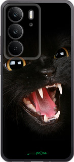 Силиконовый чехол Чёрная кошка для Realme C75 4G - 932u-3878 изображение 