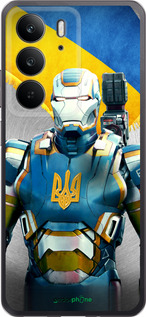 Силиконовый чехол Украинский киборг для Realme C75 4G - 980u-3878 изображение 