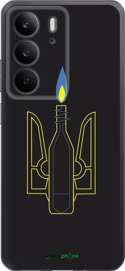 Силиконовый чехол Коктейль Молотова для Realme C75 4G - 1044u-3878 изображение 