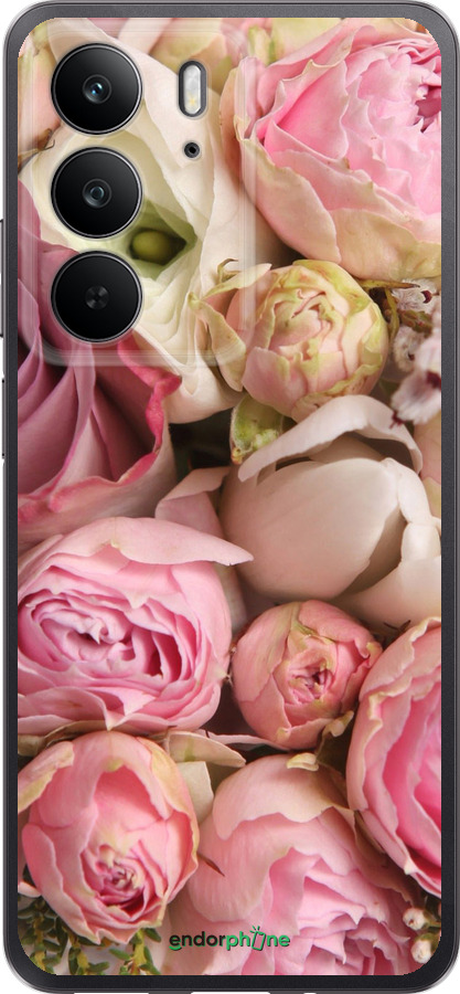 Силіконовий чехол Троянди v2 для Realme C75 4G - 2320u-3878 изображение 