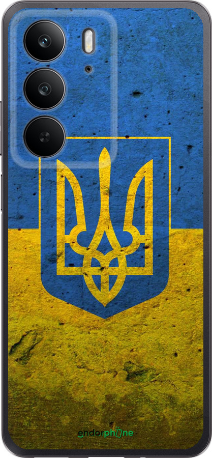 Силиконовый чехол Флаг и герб Украины 2 для Realme C75 4G - 378u-3878 изображение 