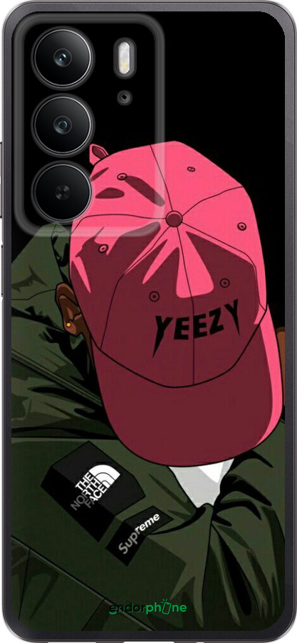 Силиконовый чехол logo de yeezy для Realme C75 4G - 3995u-3878 изображение 