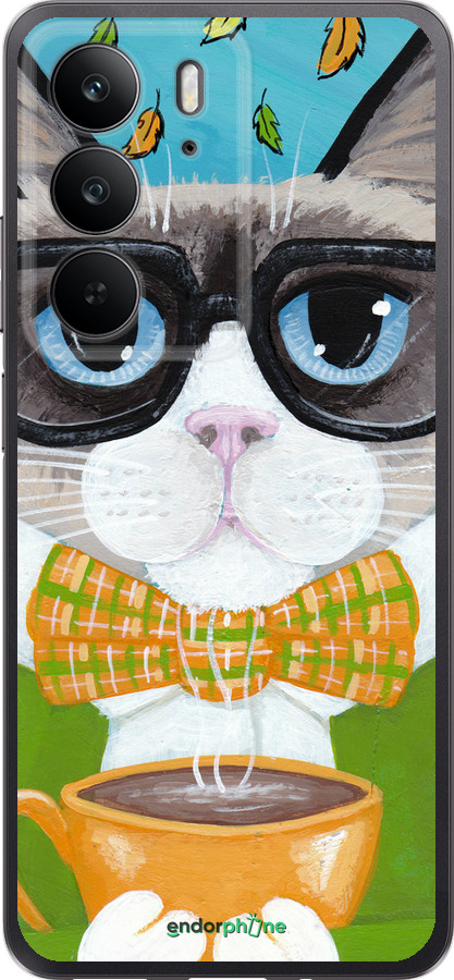 Силиконовый чехол Cat&Coffee для Realme C75 4G - 4053u-3878 изображение 