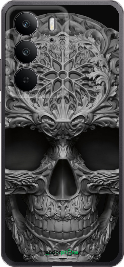 Силиконовый чехол skull-ornament для Realme C75 4G - 4101u-3878 изображение 