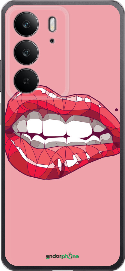 Силіконовий чехол Sexy lips для Realme C75 4G - 4174u-3878 изображение 
