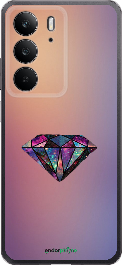 Силиконовый чехол Диамант для Realme C75 4G - 4352u-3878 изображение 