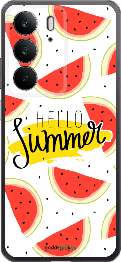 Силиконовый чехол Hello Summer для Realme C75 4G - 4356u-3878 изображение 