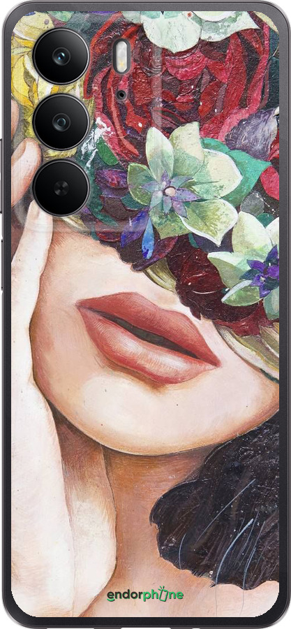 Силиконовый чехол Head Flower для Realme C75 4G - 4460u-3878 изображение 