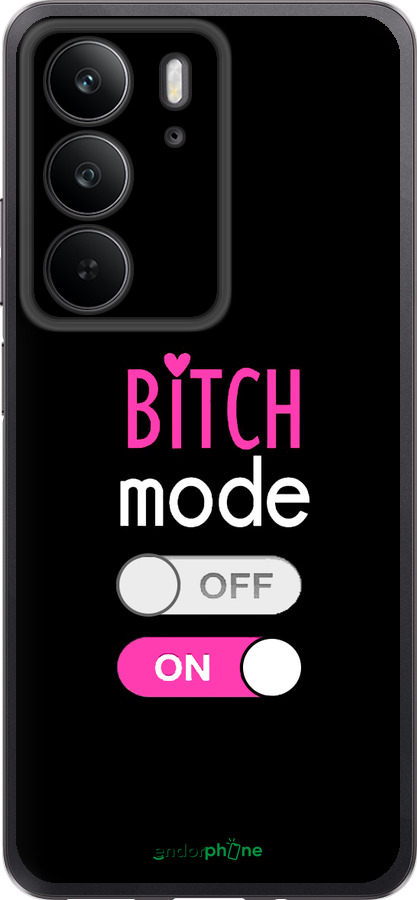 Силиконовый чехол Bitch mode для Realme C75 4G - 4548u-3878 изображение 