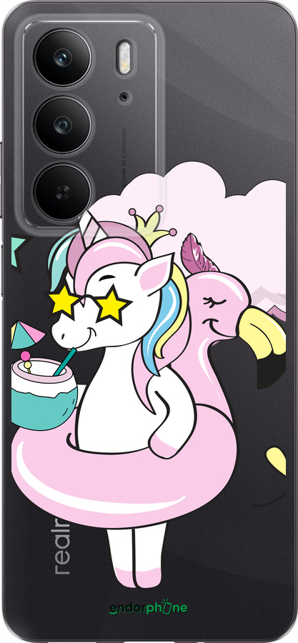 Силиконовый чехол Crown Unicorn для Realme C75 4G - 4660u-3878 изображение 