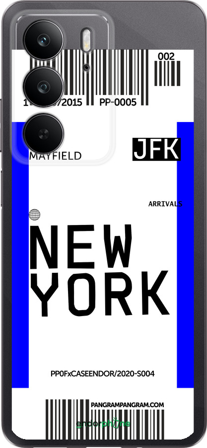 Силиконовый чехол New York для Realme C75 4G - 4861u-3878 изображение 