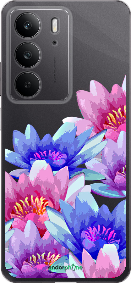 Силиконовый чехол Лотос для Realme C75 4G - 4862u-3878 изображение 