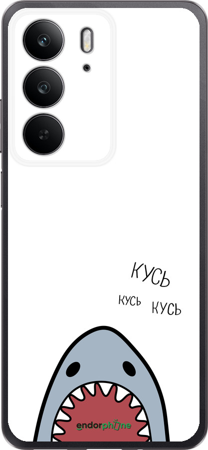 Силиконовый чехол Акула для Realme C75 4G - 4870u-3878 изображение 