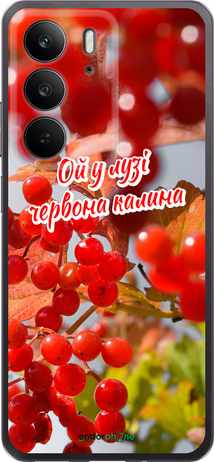Силиконовый чехол Калина для Realme C75 4G - 5454u-3878 изображение 