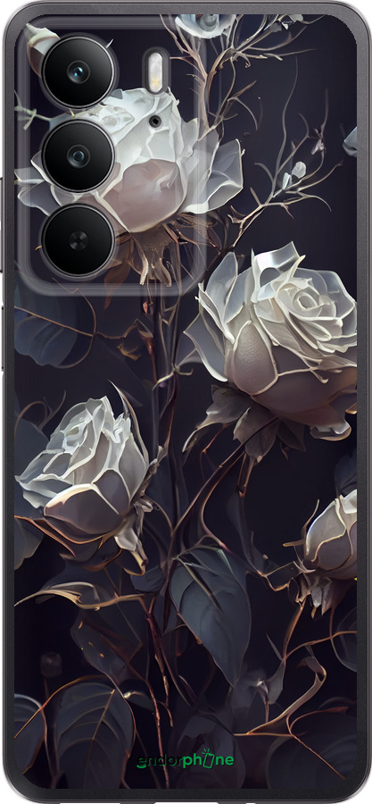 Силіконовий чехол Троянди 2 для Realme C75 4G - 5550u-3878 изображение 