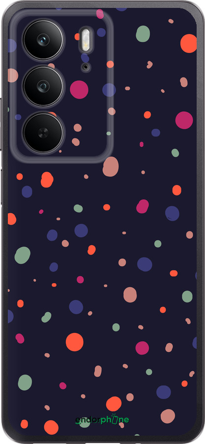 Силиконовый чехол Горошек v2 для Realme C75 4G - 5599u-3878 изображение 