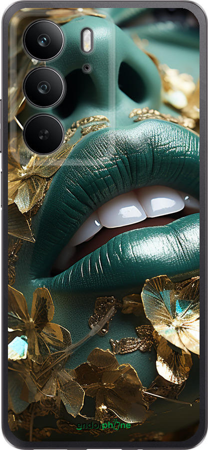 Силиконовый чехол Губы 2 для Realme C75 4G - 5667u-3878 изображение 
