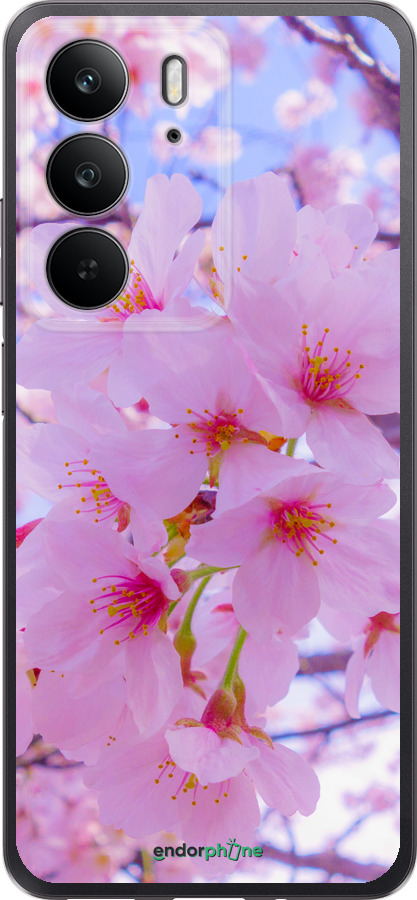 Силиконовый чехол Сакура для Realme C75 4G - 6029u-3878 изображение 