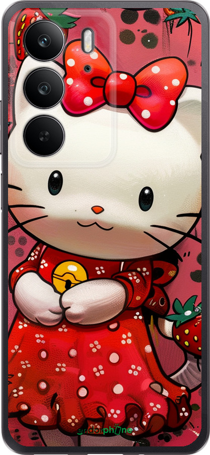 Силиконовый чехол hello kitty1 для Realme C75 4G - 6036u-3878 изображение 