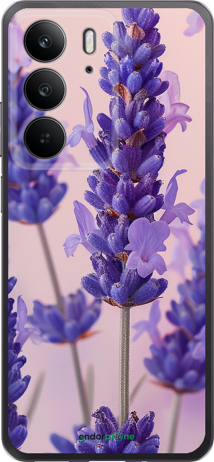 Силіконовий чехол Лаванда для Realme C75 4G - 6037u-3878 изображение 