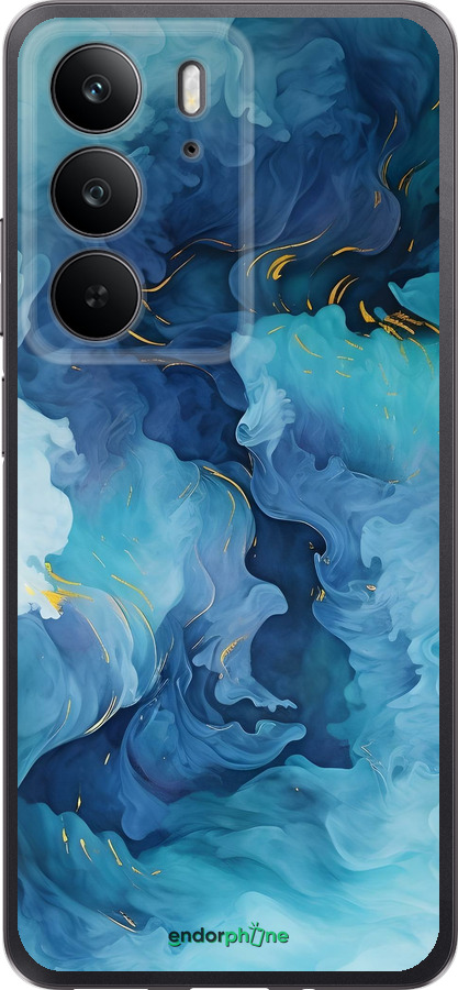 Силиконовый чехол Акварель для Realme C75 4G - 6320u-3878 изображение 