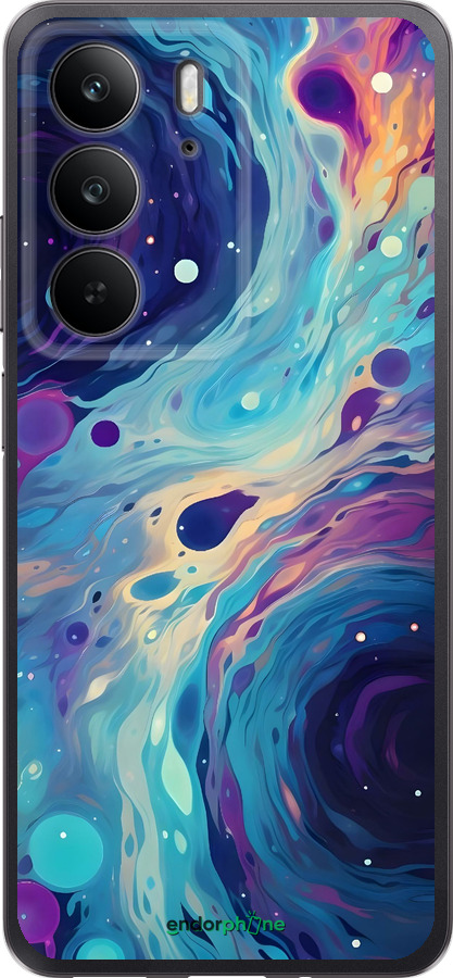 Силиконовый чехол Арт акварель для Realme C75 4G - 6329u-3878 изображение 