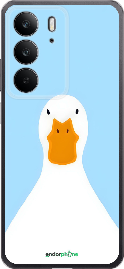 Силиконовый чехол Гусь для Realme C75 4G - 6350u-3878 изображение 