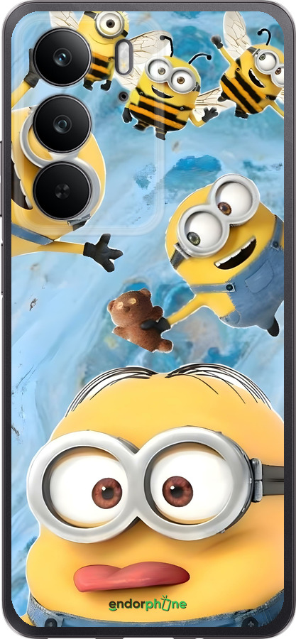 Силиконовый чехол Миньоны для Realme C75 4G - 6386u-3878 изображение 