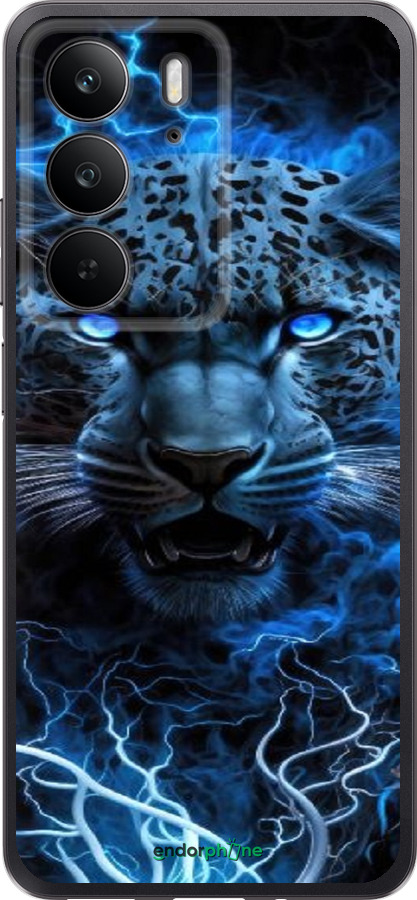 Силиконовый чехол Ледяной леопард для Realme C75 4G - 6460u-3878 изображение 