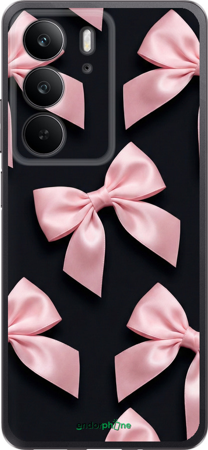 Силиконовый чехол Coquette Ribbons Dark Coquette для Realme C75 4G - 6767u-3878 изображение 